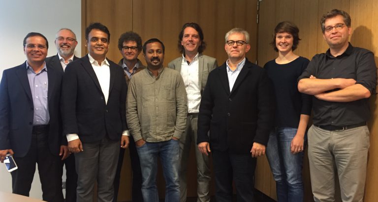 Delegation of Dr. Ashwath Narayan (India) visits MyMachine Global in Kortrijk, Belgium.
