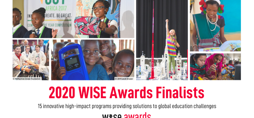 MyMachine shortlisted for the prestigious WISE 2020 Global Education Awards (Qatar Foundation)