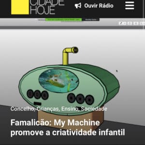 Article in Portuguese Newspaper on MyMachine